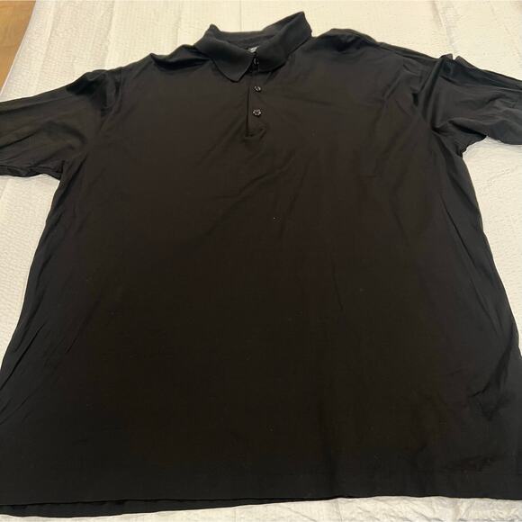 Hugo Boss black collar t shirt XXL men - Picture 7 of 8